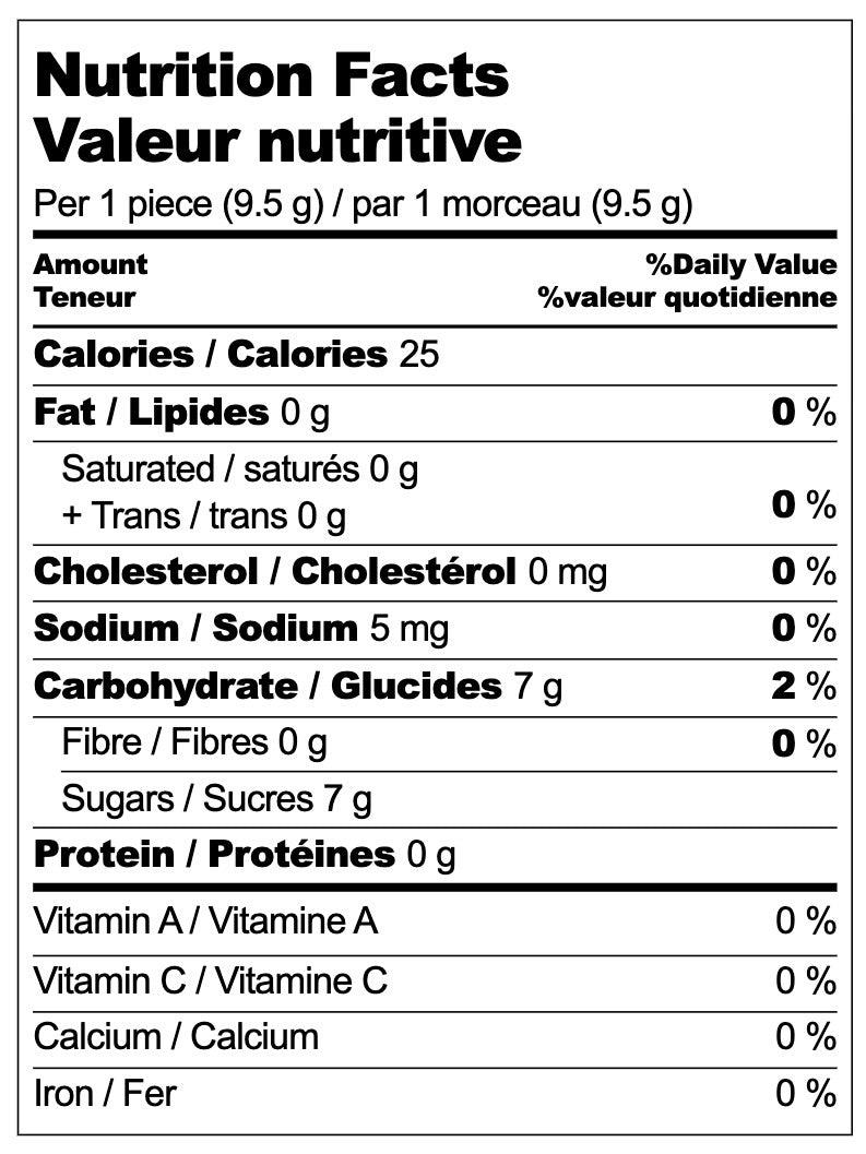 Big Sour Pineapple: 20 piece bag