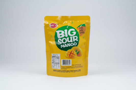 Tiwi Big Sour Mango Candy 20 Piece Bag — Filipino Gummy Candy Canada